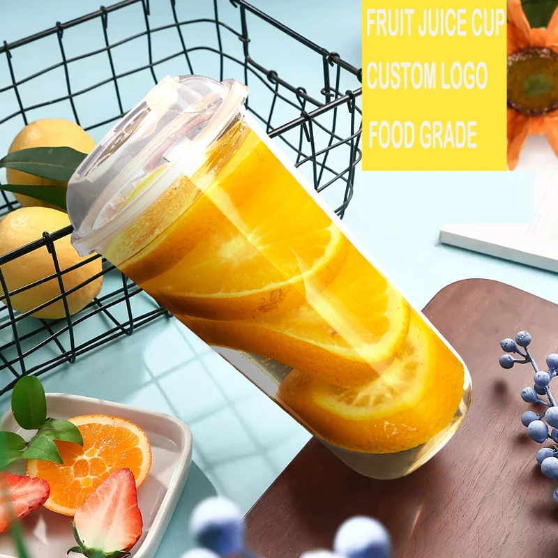 JS eco friendly food grade custom printed 8/16/23 oz clear plastic bubble tea pp bubble tea cups bubble tea cup glass