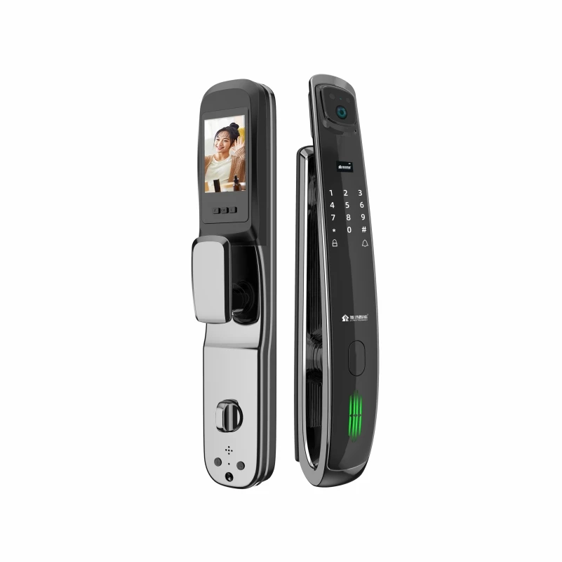 JIXIN High Privacy Lock 3D Face Tuya App Control Fingerprint Bluetooth Remote Unlock Smart Home Door Lock