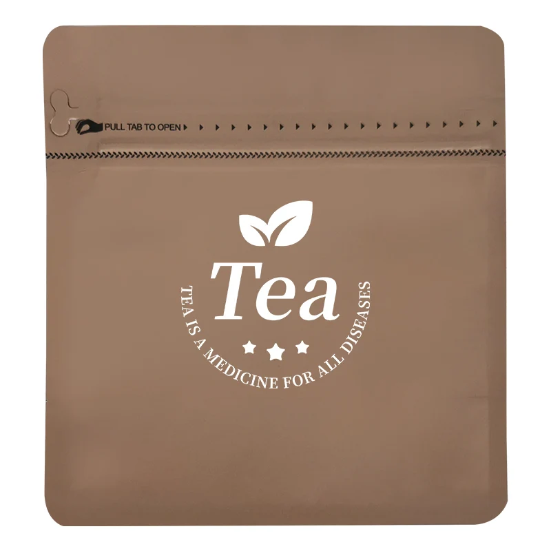Hot sale custom logo coffee pouches 16oz 500g flat bottom coffee bag packaging