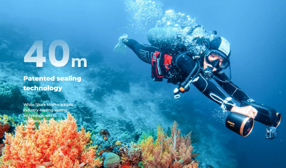 Sublue Whiteshark Tini Underwater Scooter 45 min Sublue Sea Electric Scooter for Kids