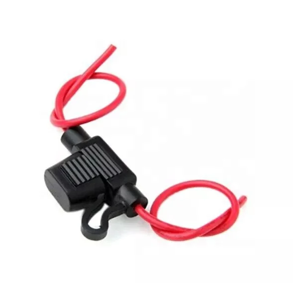 Car Auto Boat Truck Waterproof Maxi Standard Mini Fuse 16AWG Inline In-Line Blade Wire Cable Screw Fuse Holder