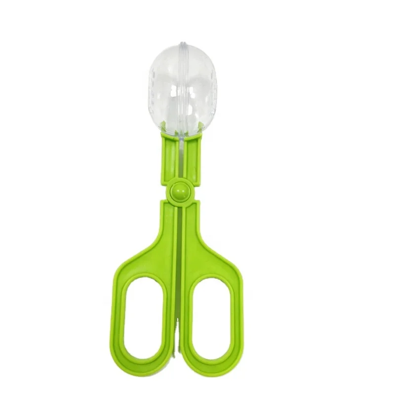 Eco-friendly outdoor toys 17CM Plastic Insect Clip Tweezers Scissors Clip  Catcher Tongs Insects Catcher Clamp Clip for kids