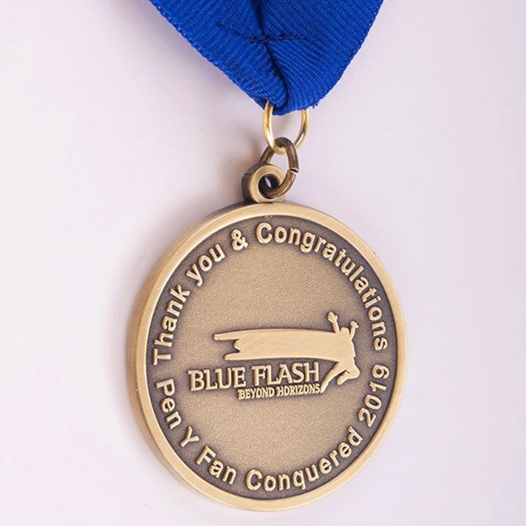 No Minimum Cheap Souvenir Enamel 3D Logo Trophy Award Gold Metal Marathon Running Karate Custom Sport Medal