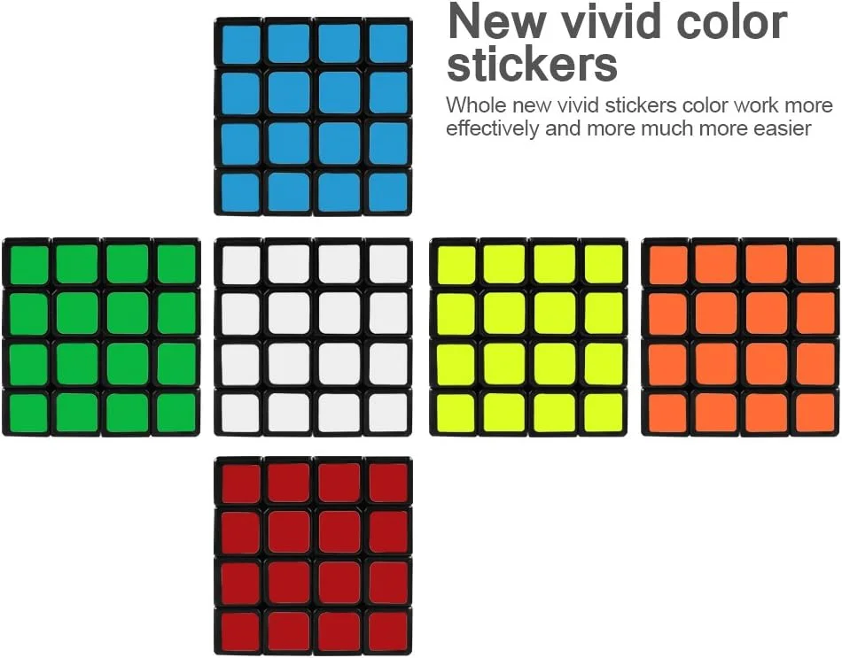 Wholesale 4x4 Speed Cube 4x4x4 Magic Cube Puzzle Toys Educational Gifts for Kids