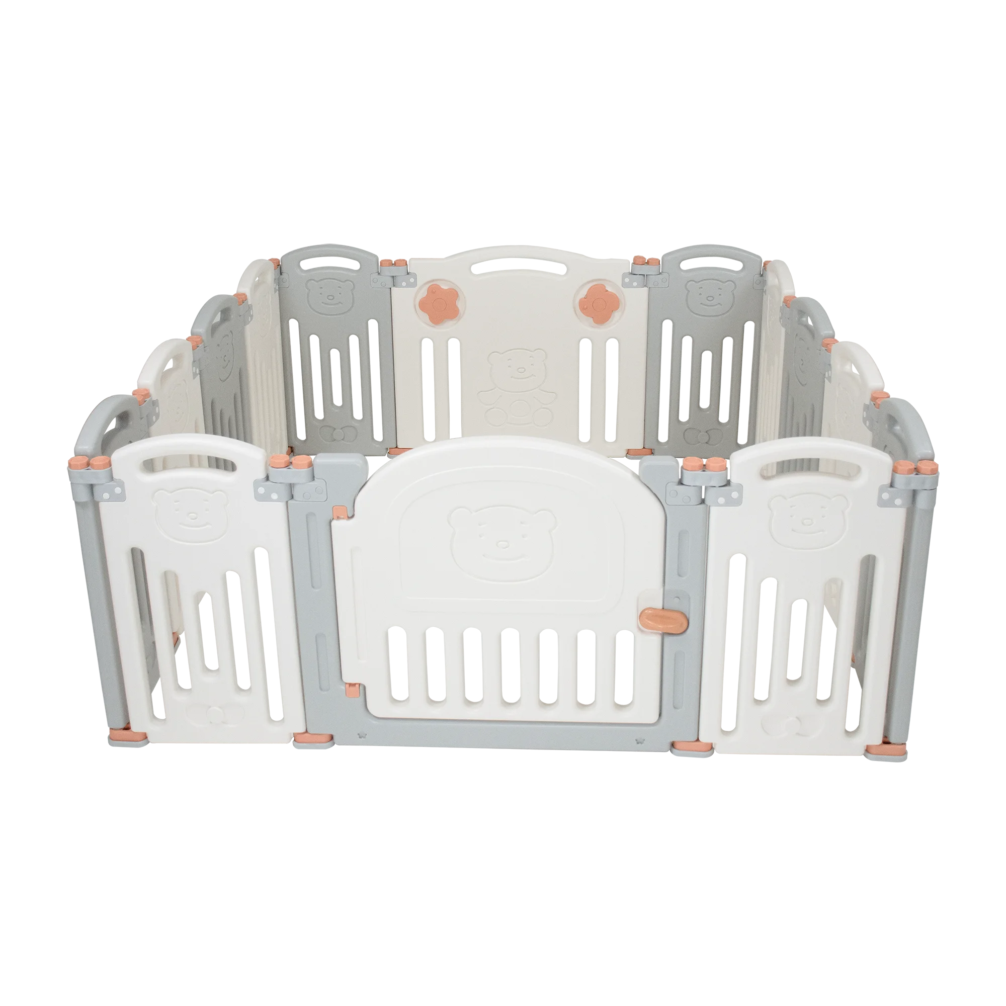 Детский Безопасный съемный легкий игровой манеж ABST, складной манеж для сна, легко носить с собой, 12 + 2 панели