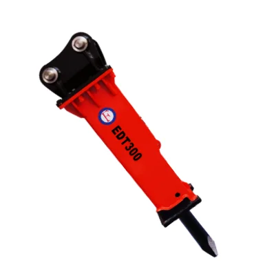 High Quality EDT300 Hydraulic Rock Breaker for Mini Excavators New Condition Factory Price Construction Machinery