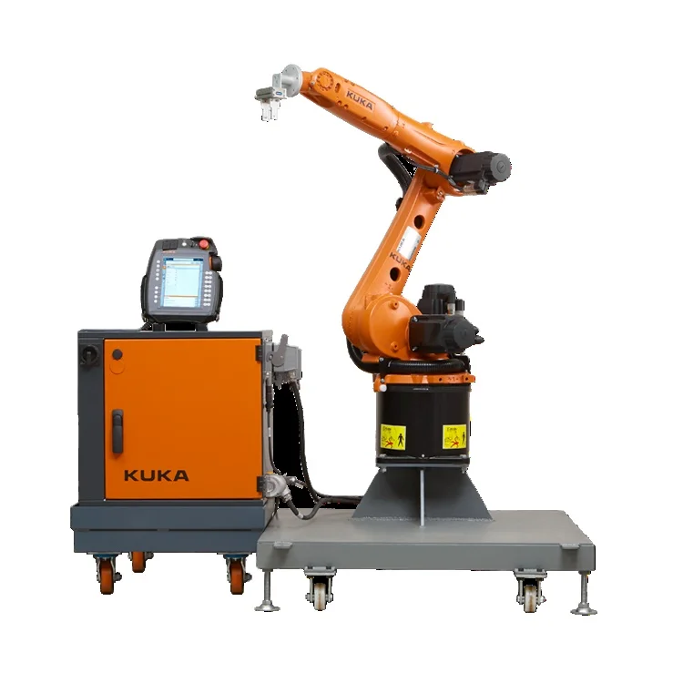 Automatic welding robotic arm KUKA KR500 R2830 6 axis with TBI robot welding torch and Megmeet welder