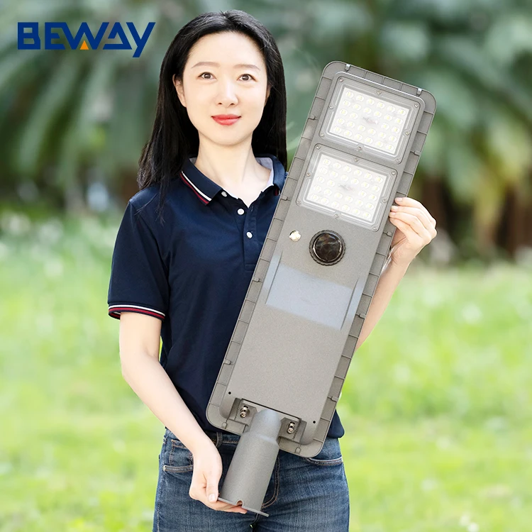 Hight Quality Induction Outdoor With Remote Control Waterproof Ip65 60w 120w 180w Smd All In One Solar Led Street Light