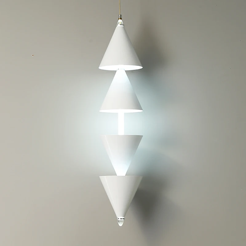 Wholesale retail home lighting living room background led pendant lamp hardware paint craft decorative light