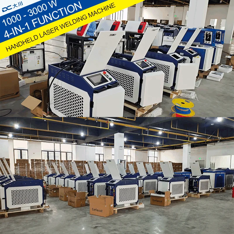 Factory direct sales 1500W solidly welded water-cooled  handed laser welding machine for welded titanium alloy