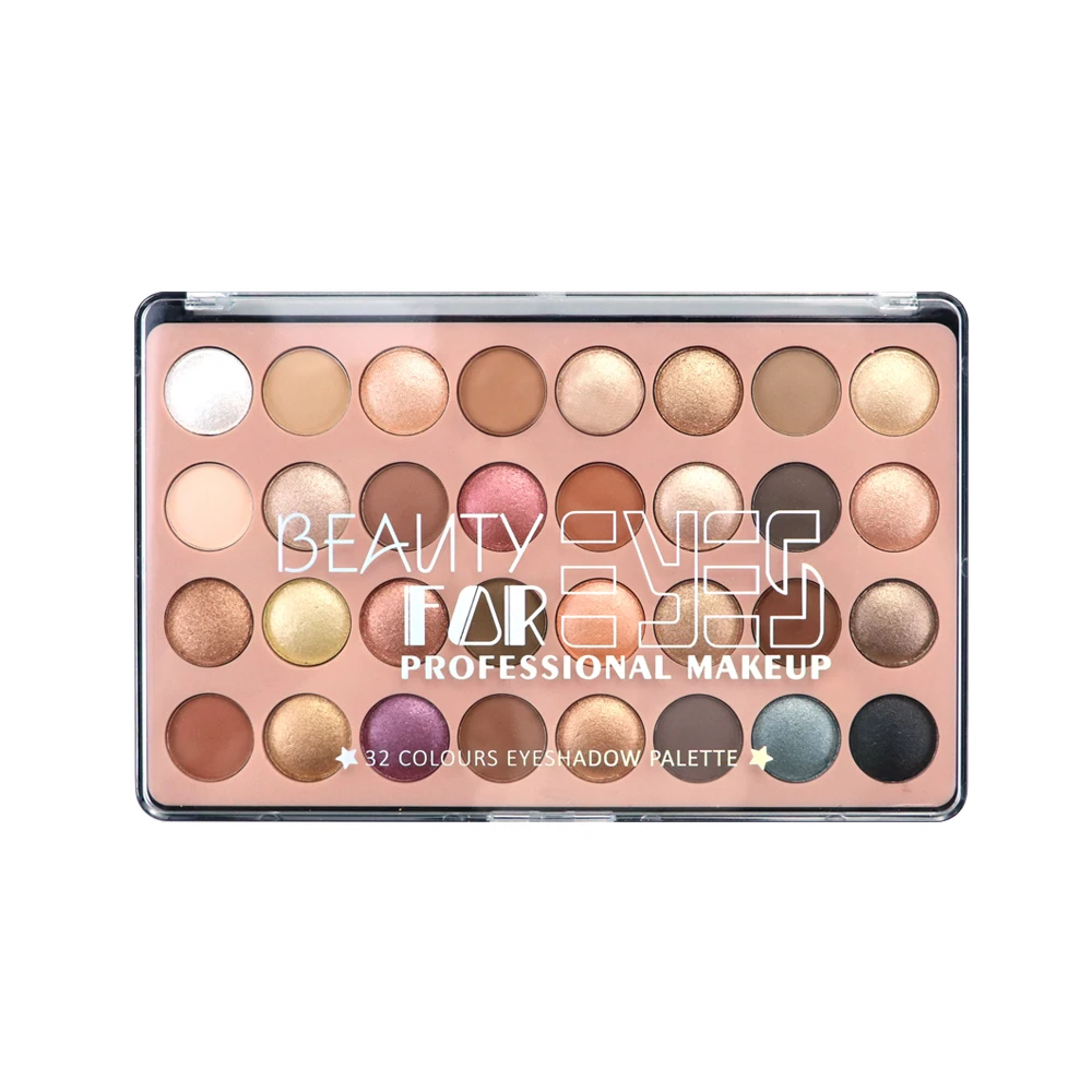 OEM/ODM 32 Colors Eye Shadow Palette High Pigments Eye Makeup Eyeshadow Private Label