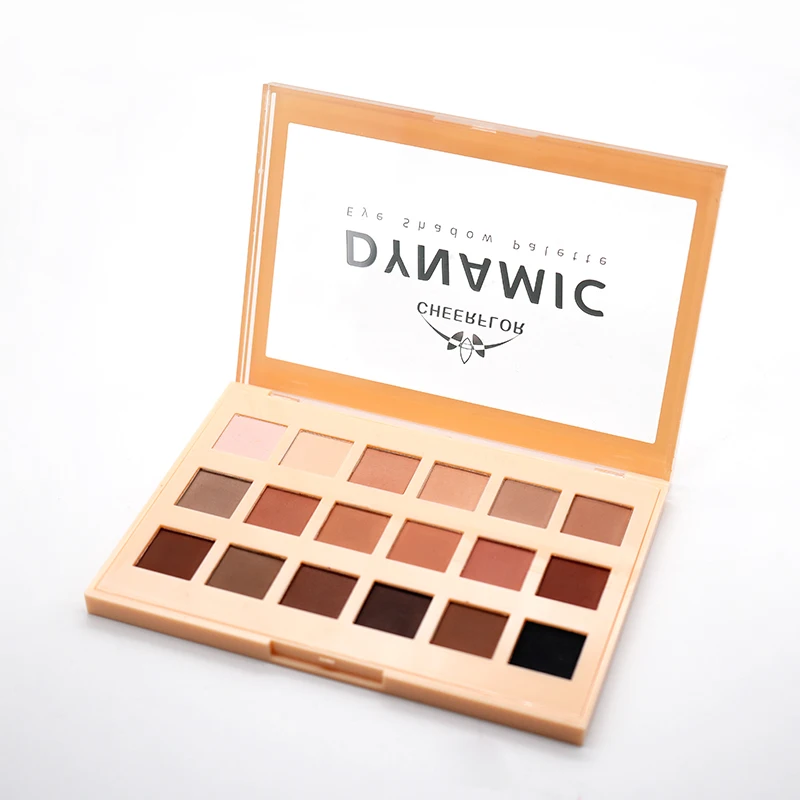 Offer OEM&ODM Brighten Pigment Shiny Eye Shadow Palette High Quality Plastic Pack Bright Pink Romantic Shine Eyeshadow Palette