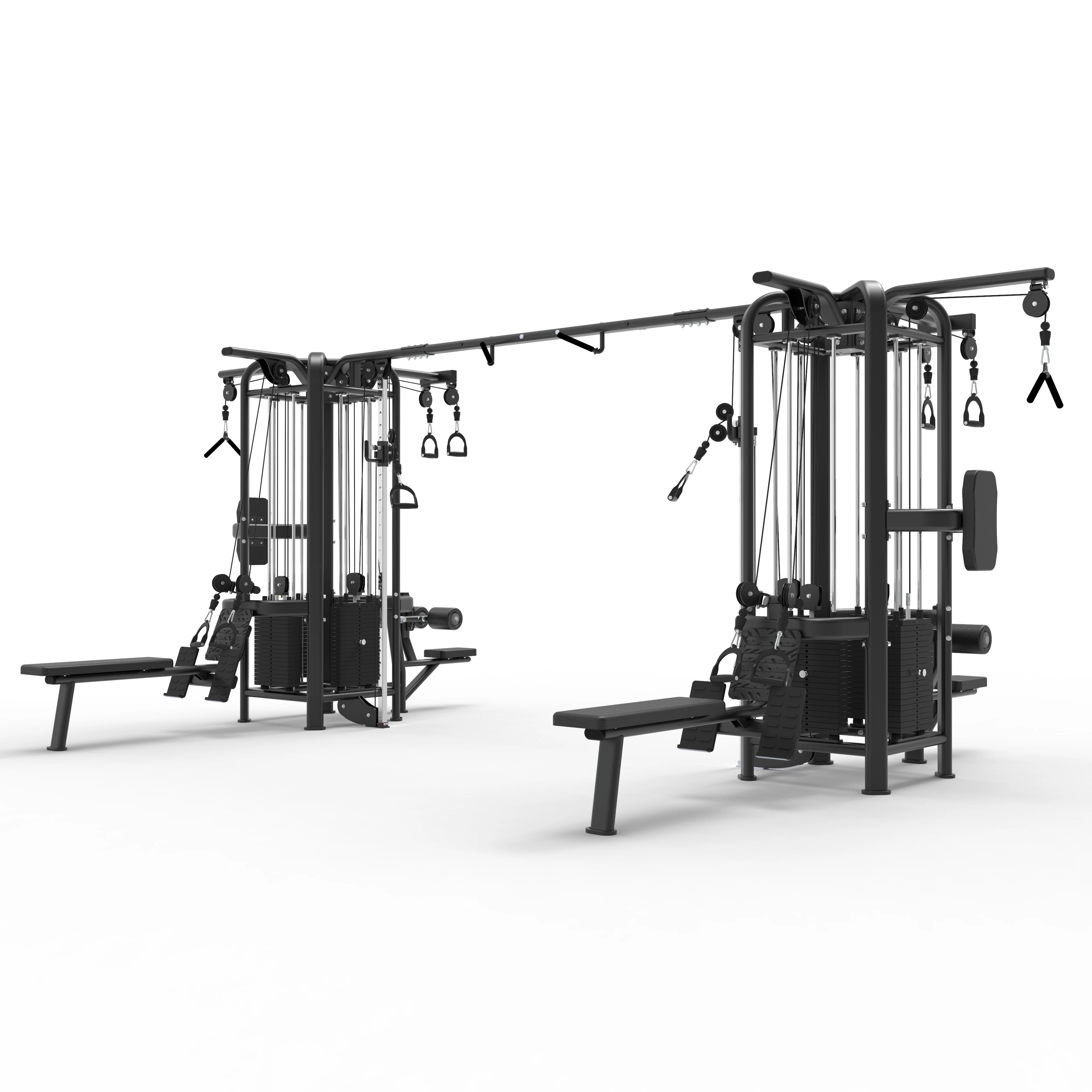 Top Quality Multi Jungle dual pulley 8 Stack Body Building Machine Fitness Equipment