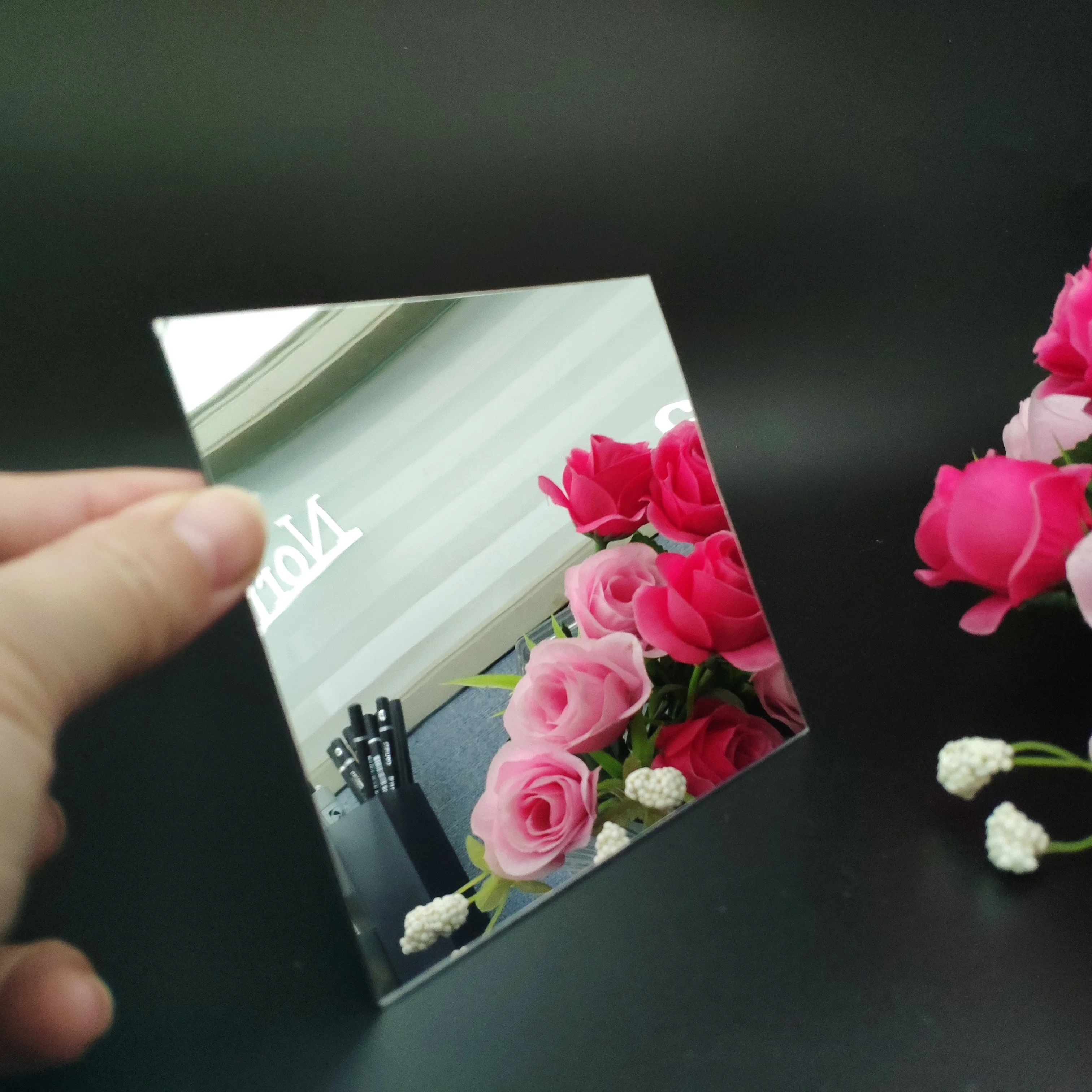 Phthalate free double sided plastic mirror PC mirror