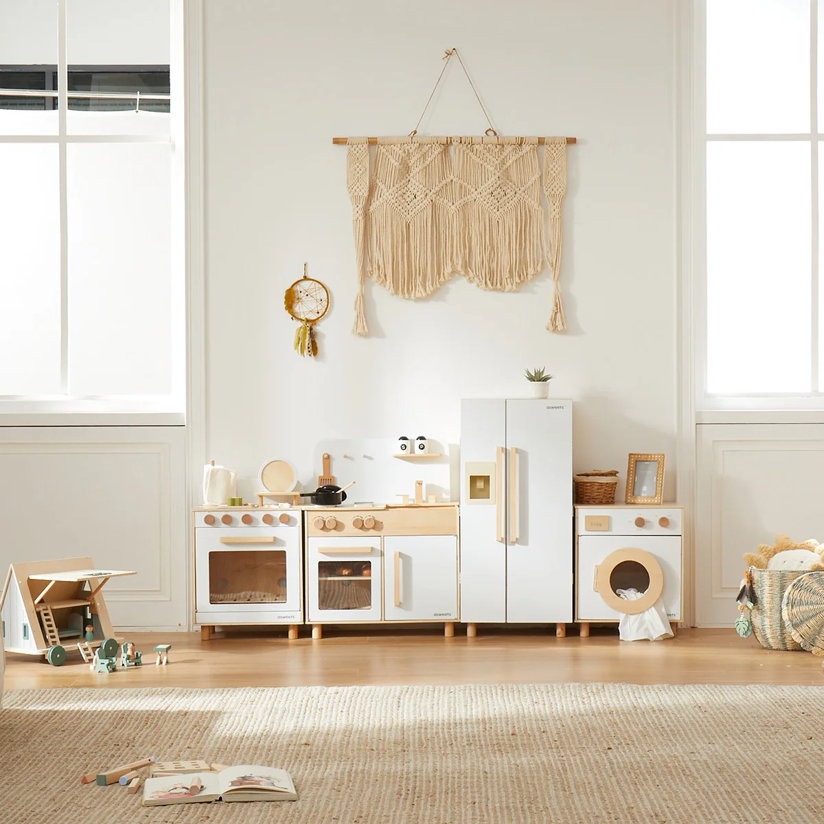 Горячая продажа белый кухонный набор который любят дети. Его также можно использовать в качестве игрушки для шкафов на ежедневной основе.