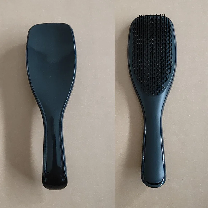 Customized logo  Travel Size Italian Hard Plastic Hair Brush Set for Women and Men
