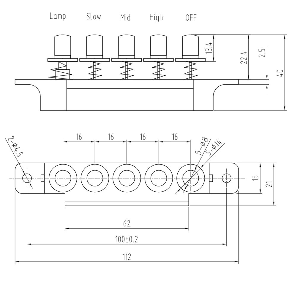 Keyboard Switch modern button switch