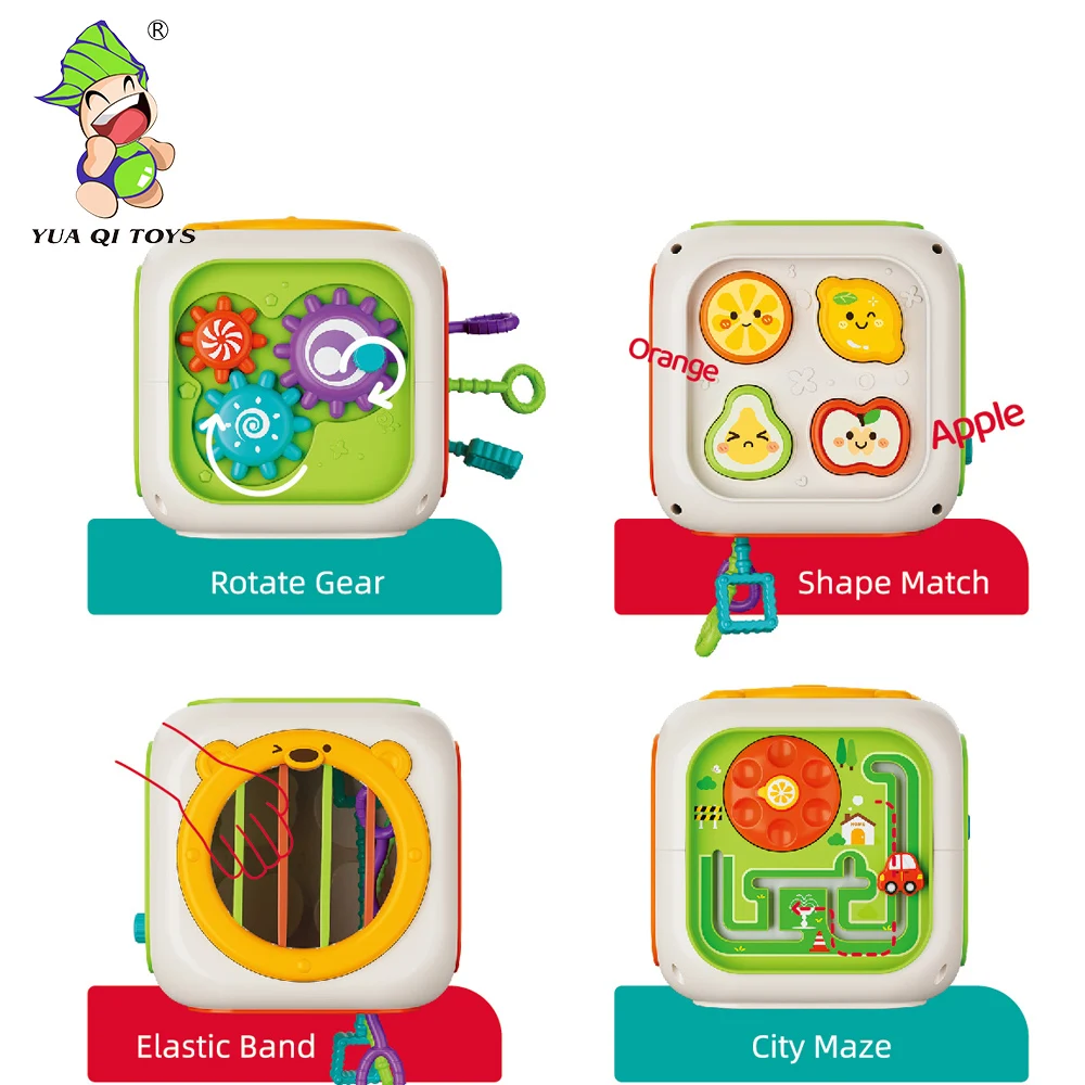 Six-Sided Drum Puzzle Baby Toy