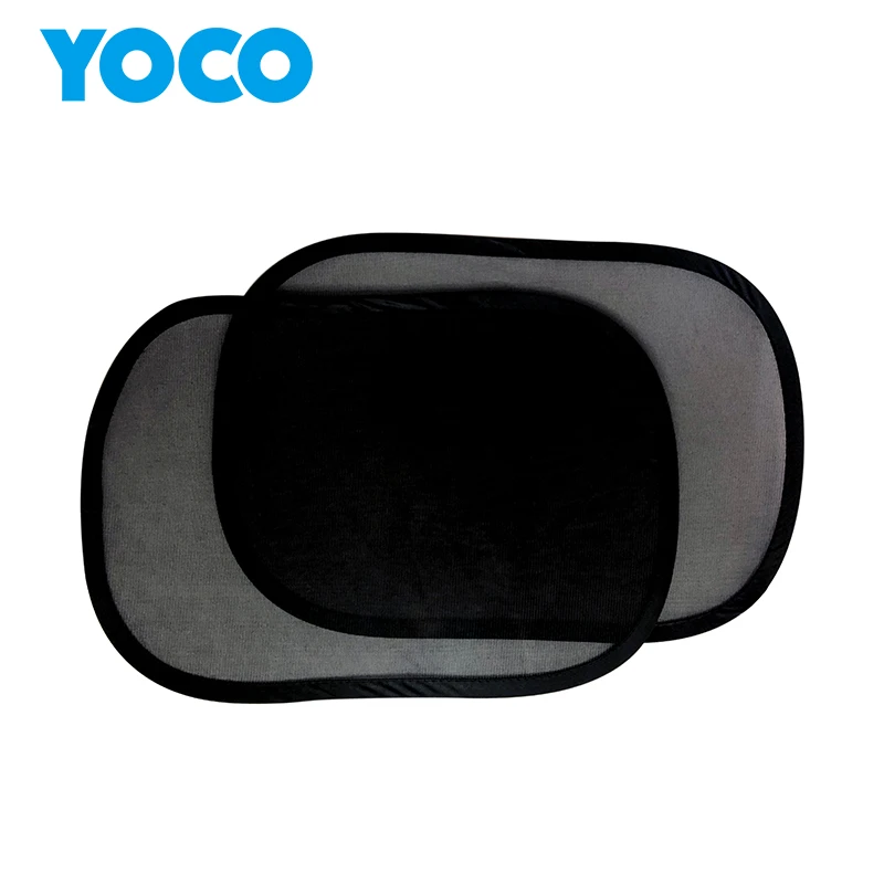 Hot selling window sunshade curtain car static cling car sunshade with logo universal nylon sunshade for car