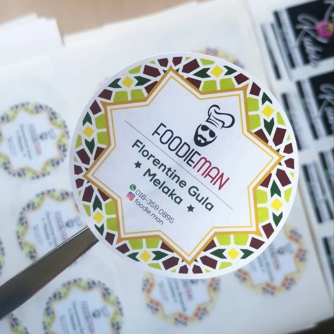 Self Adhesive Labels For Food Industry Use Candy Bottle Stickers Wholesale Manufacturer