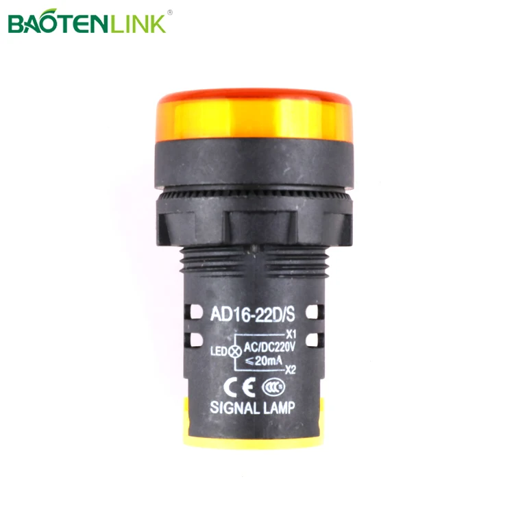  Round Plastic Ground Universal Multi-use Series Panel Pilot Signal Led Lights DC Voltage