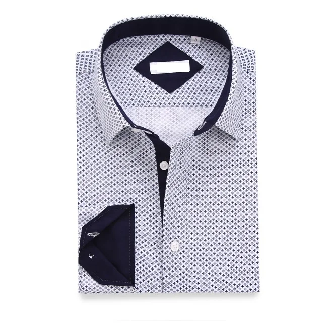 2021, получите бесплатный образец, Мужская классическая рубашка на заказ, длинные приталенные рубашки, мужская рубашка с принтом и воротником-стойкой