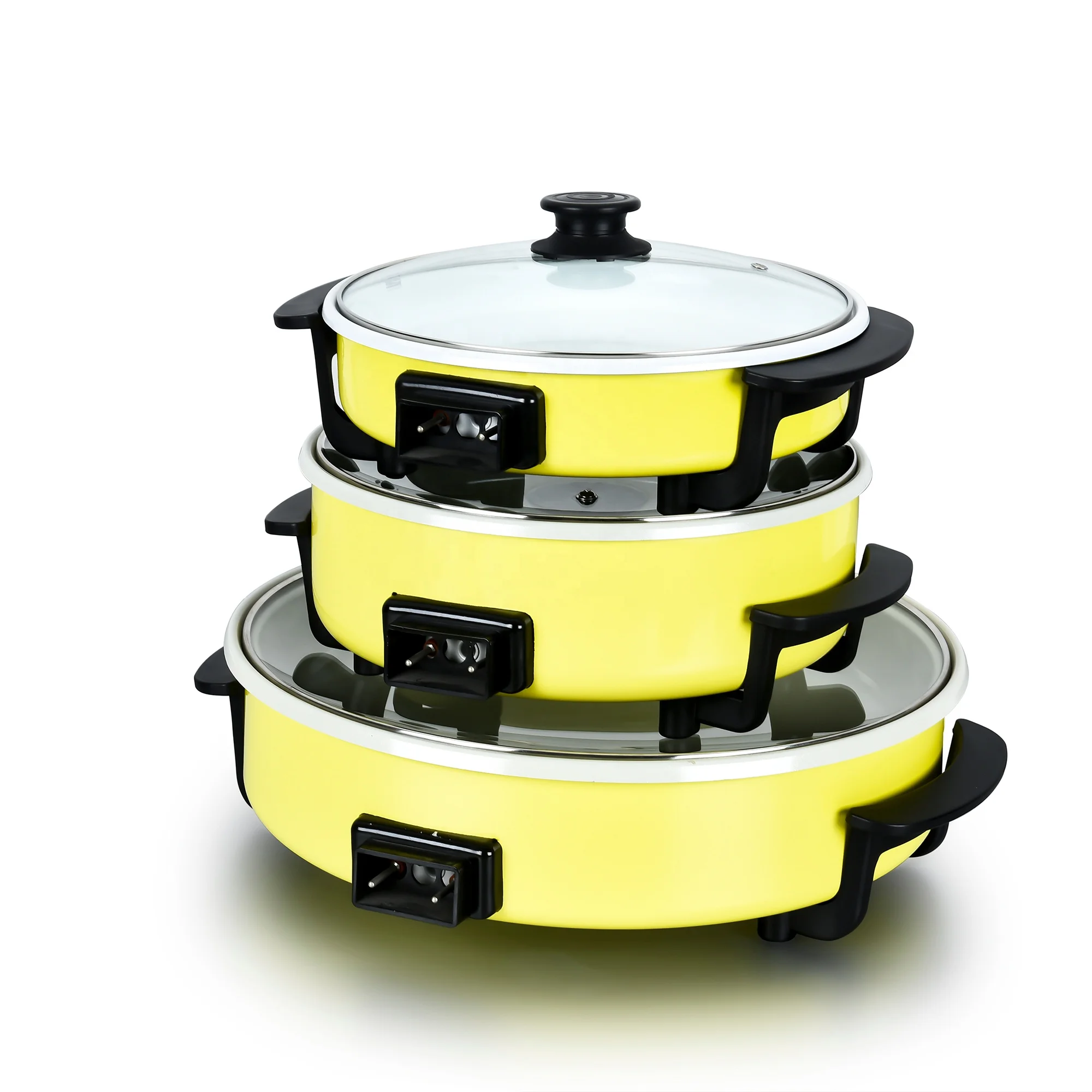 Лидер продаж, многофункциональная электрическая круглая тарелка для жарки пиццы, 32 см