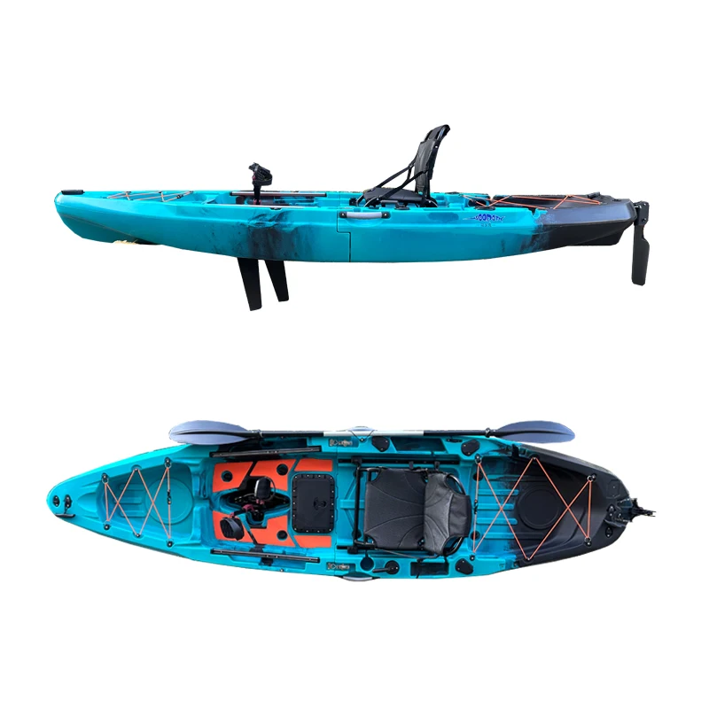 Blue Ocean Hand Feelfree Cayac Divisible Canoe Boat Sit On Plastic Modular Kayak Fishing With Fin Pedal