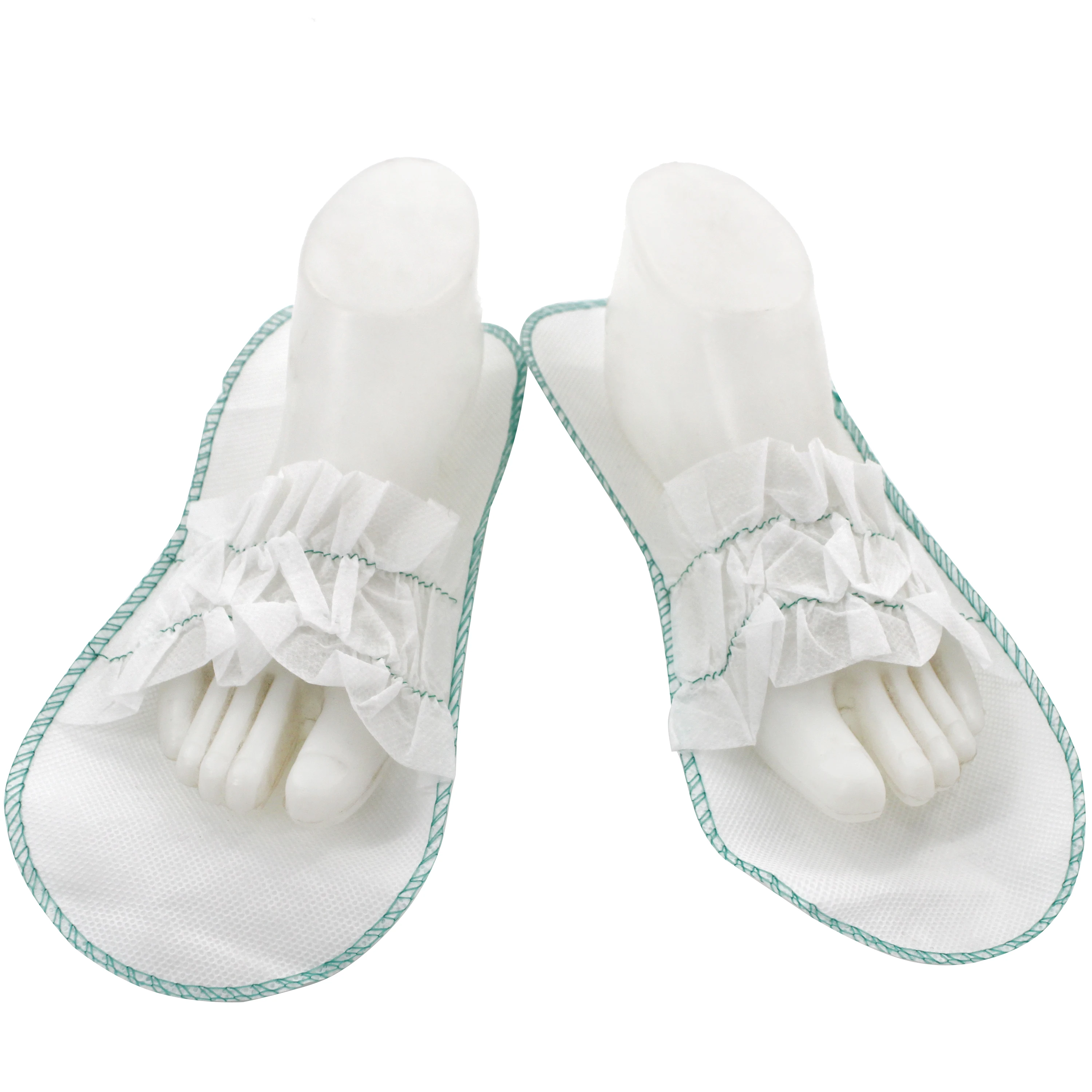 Hotel slippers Wholesale Customized Economic Commercial Hotel Disposable Slippers Pile Fabric Spa Slippers