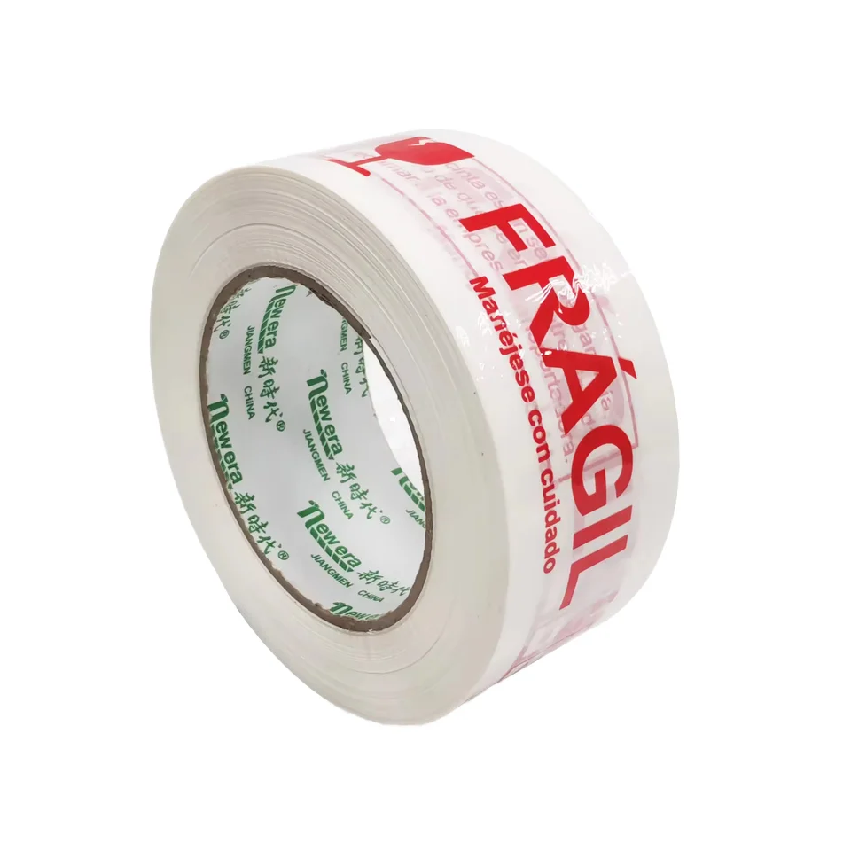 Acrylic Opp Sticky Parcel Carton Sealing Tape Single Sided Hot Melt and Water Activated Fragile Bopp Packaging Tape