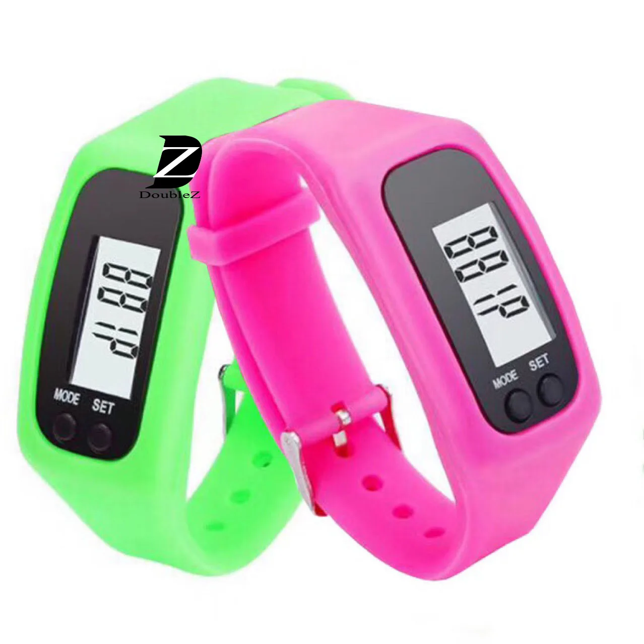 Promotional custom logo Silicone pedometer bracelet