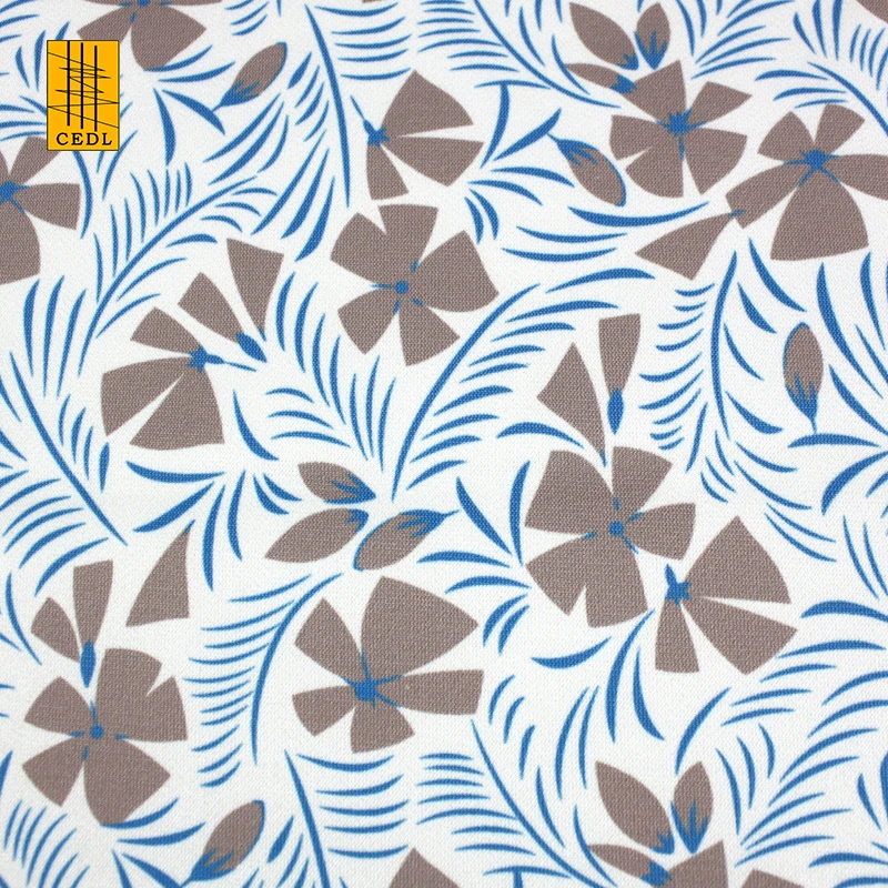 Nice High Quality Floral Digital Printing Fabric Polyester Lyocell Blended Digital Print Fabric for Skirt Dress Shirt GRS & OCS