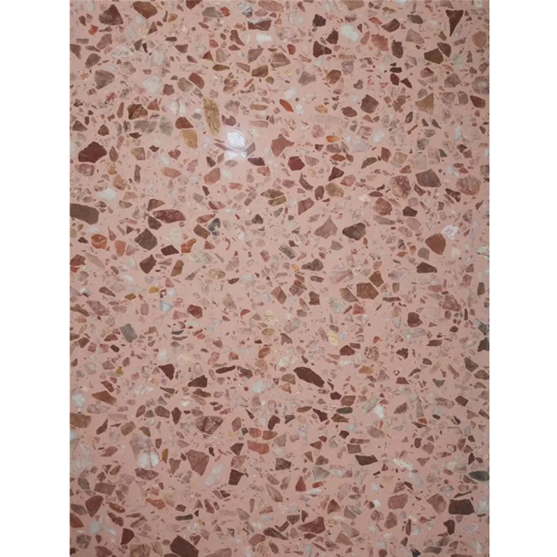 Романтические Розовые плиты терраццо