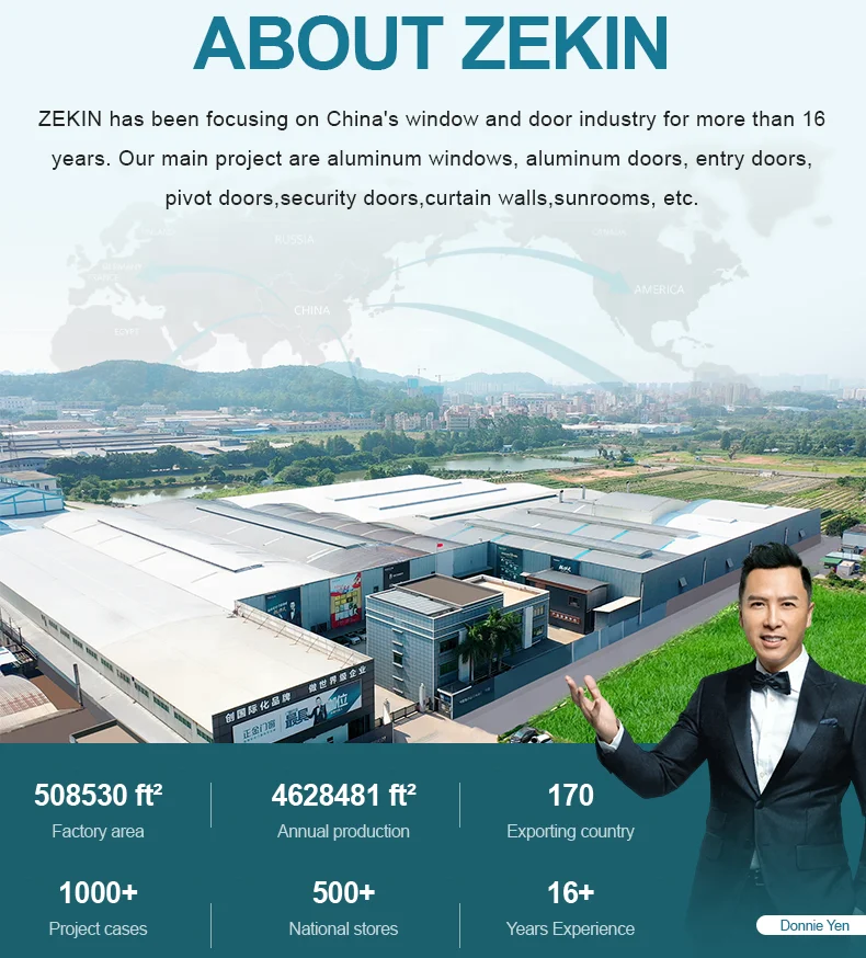 Factory Modern Latest Style High Quality Double Glazing Windows Soundproof Aluminium Windows Casement Window