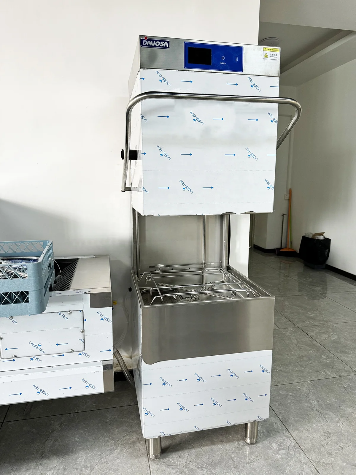 ISO9001 CE Industrial Freestanding Stainless Steel Dish washer Machine  Commercial Dishwasher Hotels Kitchens