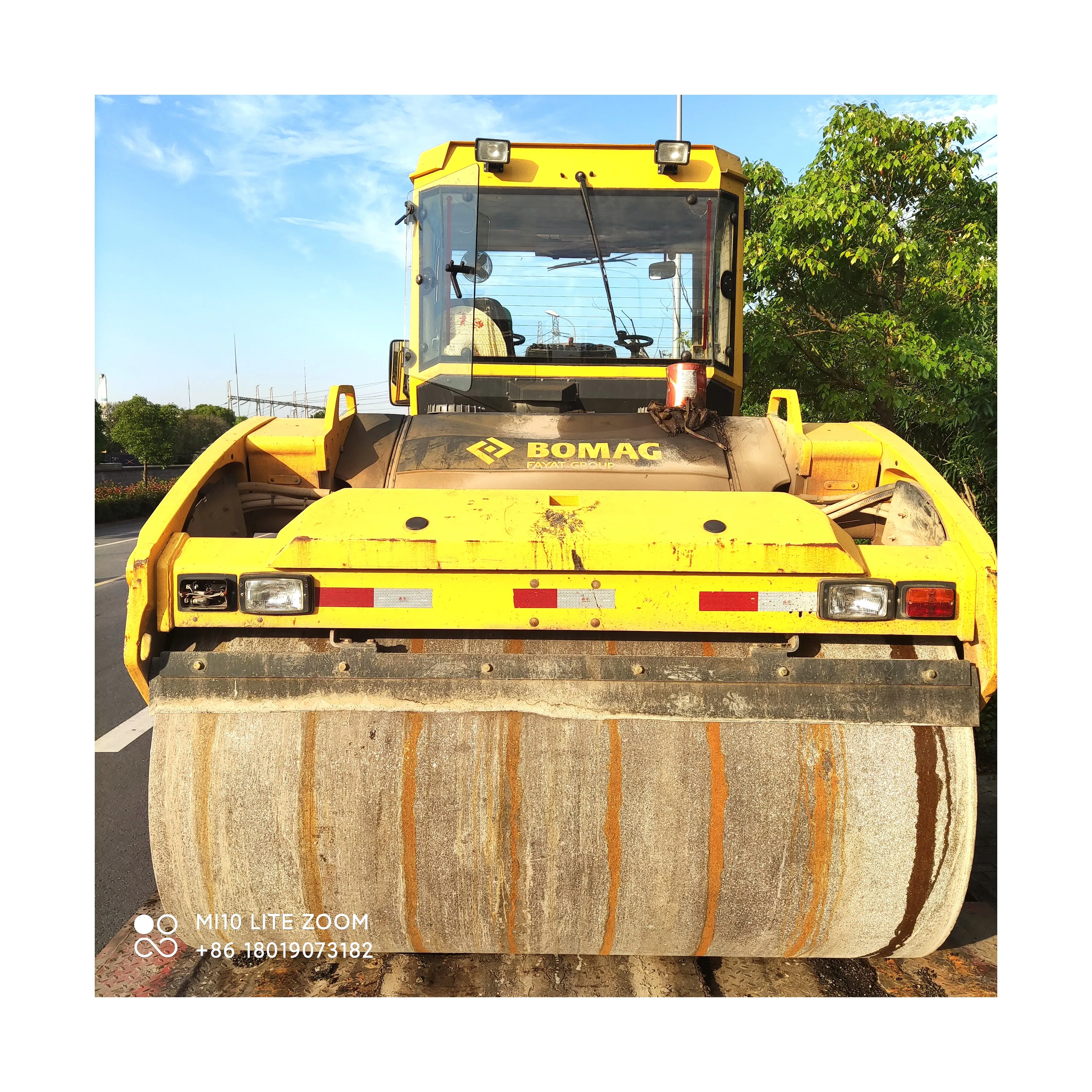 
New arrived good working bomag 203 BW 203 AD-4 Double drum roller original bomag road roller for sale 