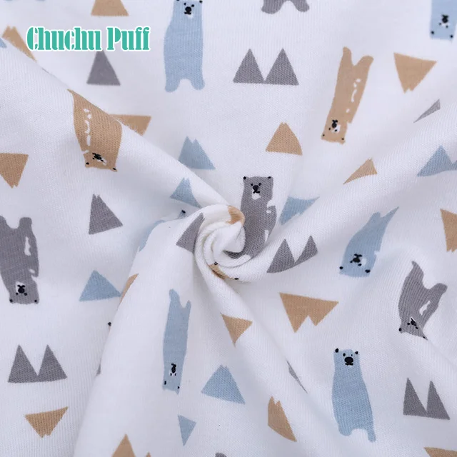 100% Cotton Cute Printing Custom Low MOQ Short Sleeve Baby Bodysuit Baby Romper