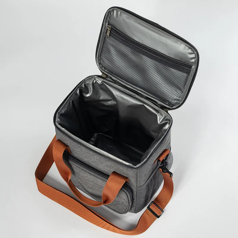 Personalized Aluminum Foil Cooler Bags Beer Food Insulated Custom Logo Cooler Tote Bag