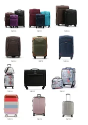 wholesale new design travel luggage soft expandable carry-on luggage sets