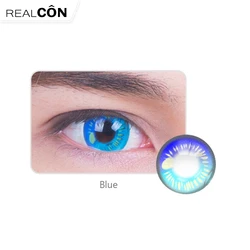 Realcon Fancy look Halloween Contact Lenses Crazy Color Contact Lens Coscon Colored Contacts Eye Lenses