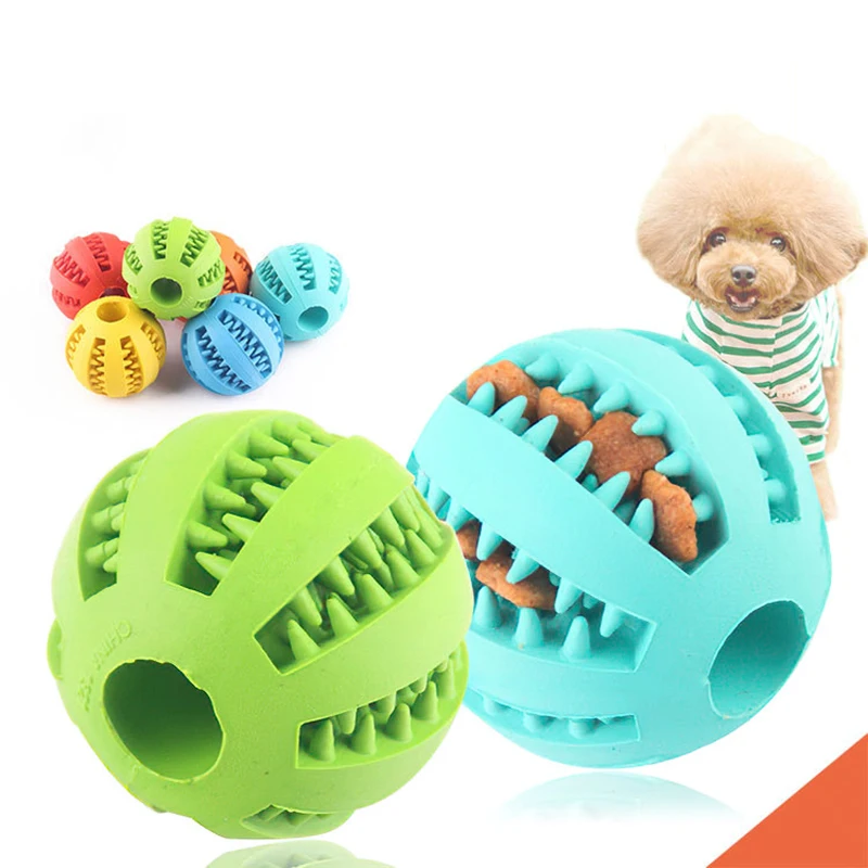 Good quality sell well dog rubber toy molar watermelon ball pet dog chewing toy