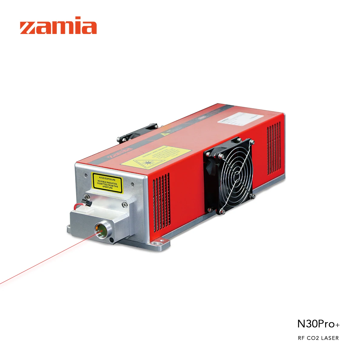 Zamia  35W Metal RF CO2 Laser Tube For High Speed Laser Engraving With red light indication