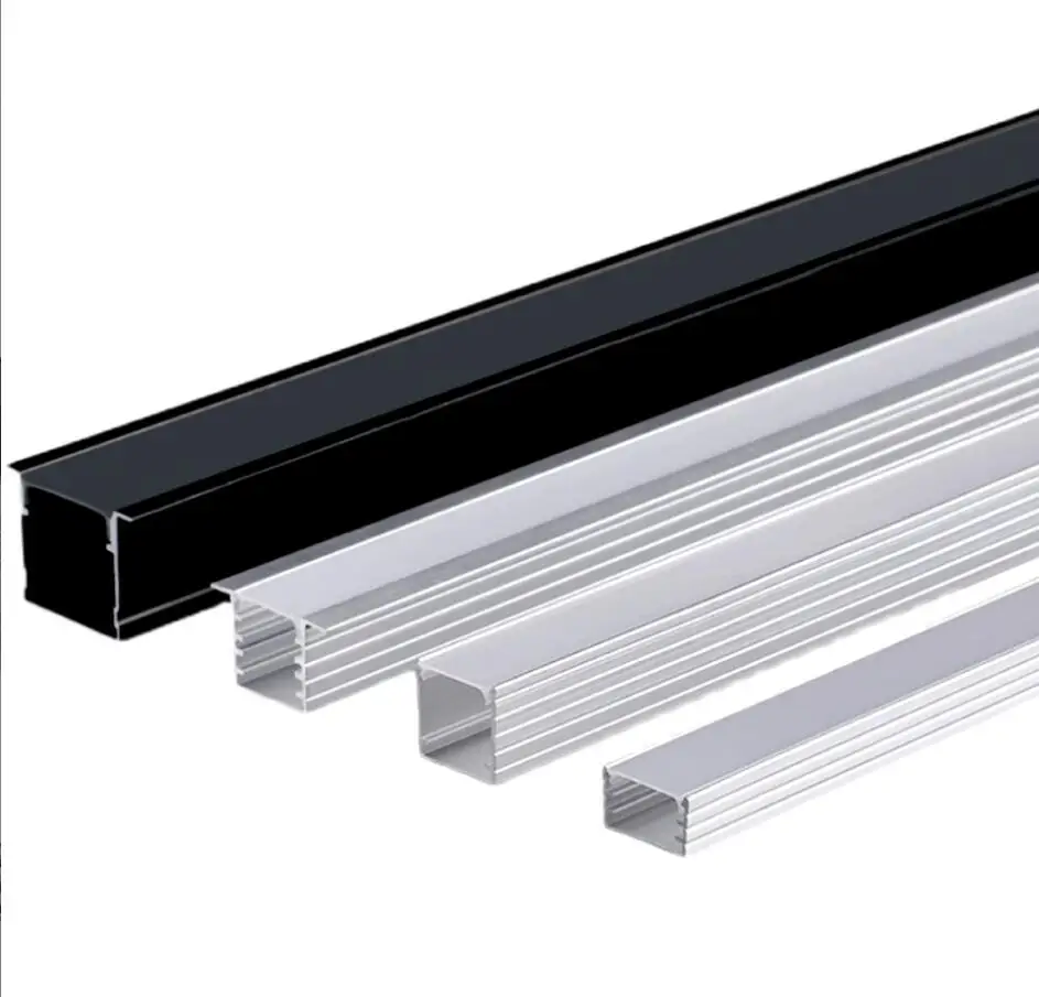 OEM Custom LED Aluminum Profiles channel Extrusion Profile For Strip Lights