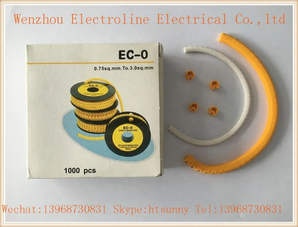 Professional Manufacturer Cheap PVC Plastic Flat Cable Marker Sleeve wire Flat Cable Marker Tube