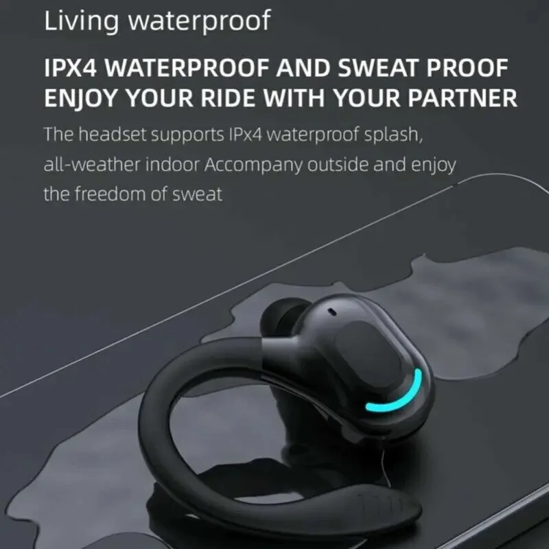 Outdoor Sports Headset Wireless Earbuds Earphones Stereo Headphones Ear Hook F8