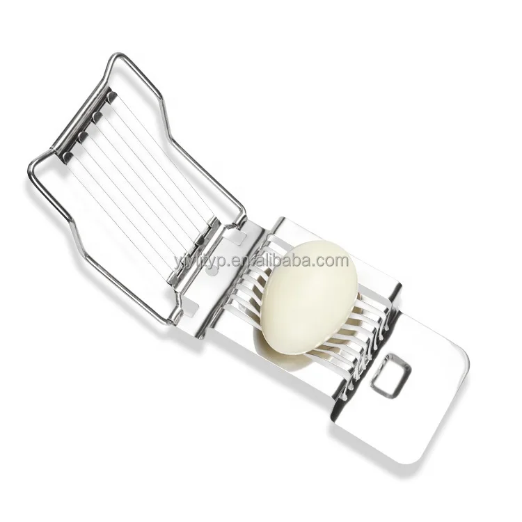 Kitchen Gadgets 2024 Stainless Steel Boiled Egg Vegetable Cheese Trendy Slicer Cutter Chopper Egg Slicer