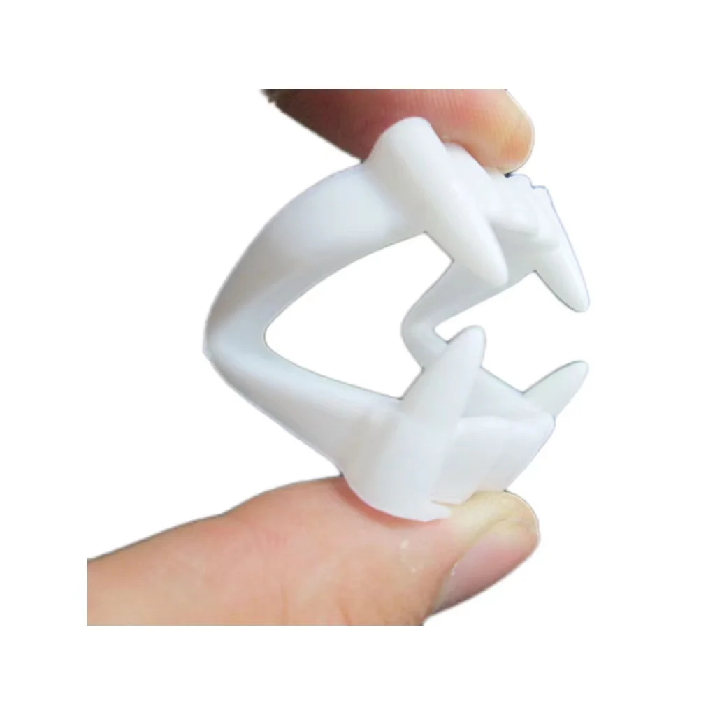 Hot sale square shape vampire teeth for Halloween festival retractable zombie teeth bulk vampire teeth
