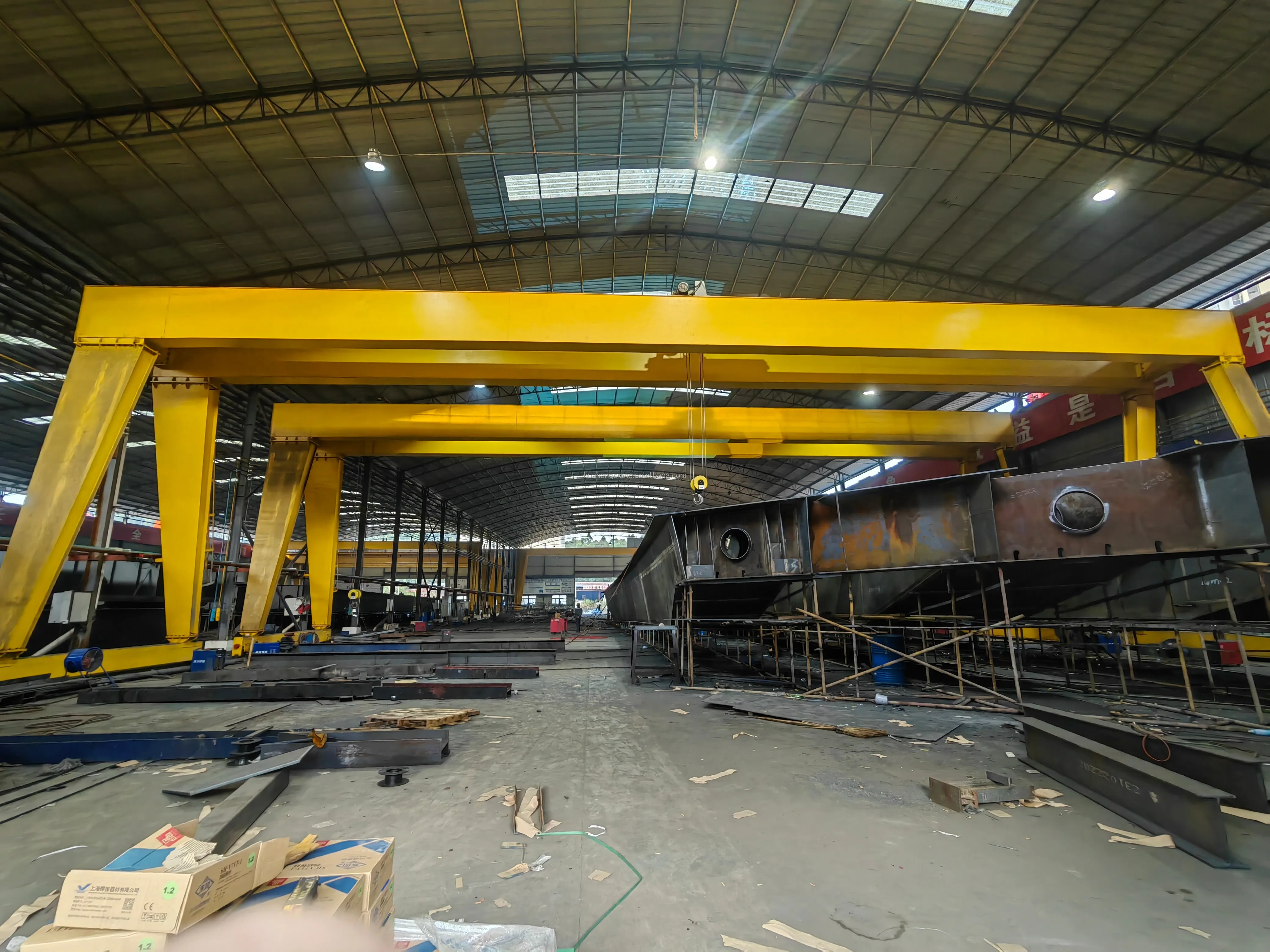 Heavy Duty Portal Gantry Crane Rail Track Mobile Single Girder Double Girder Gantry Crane