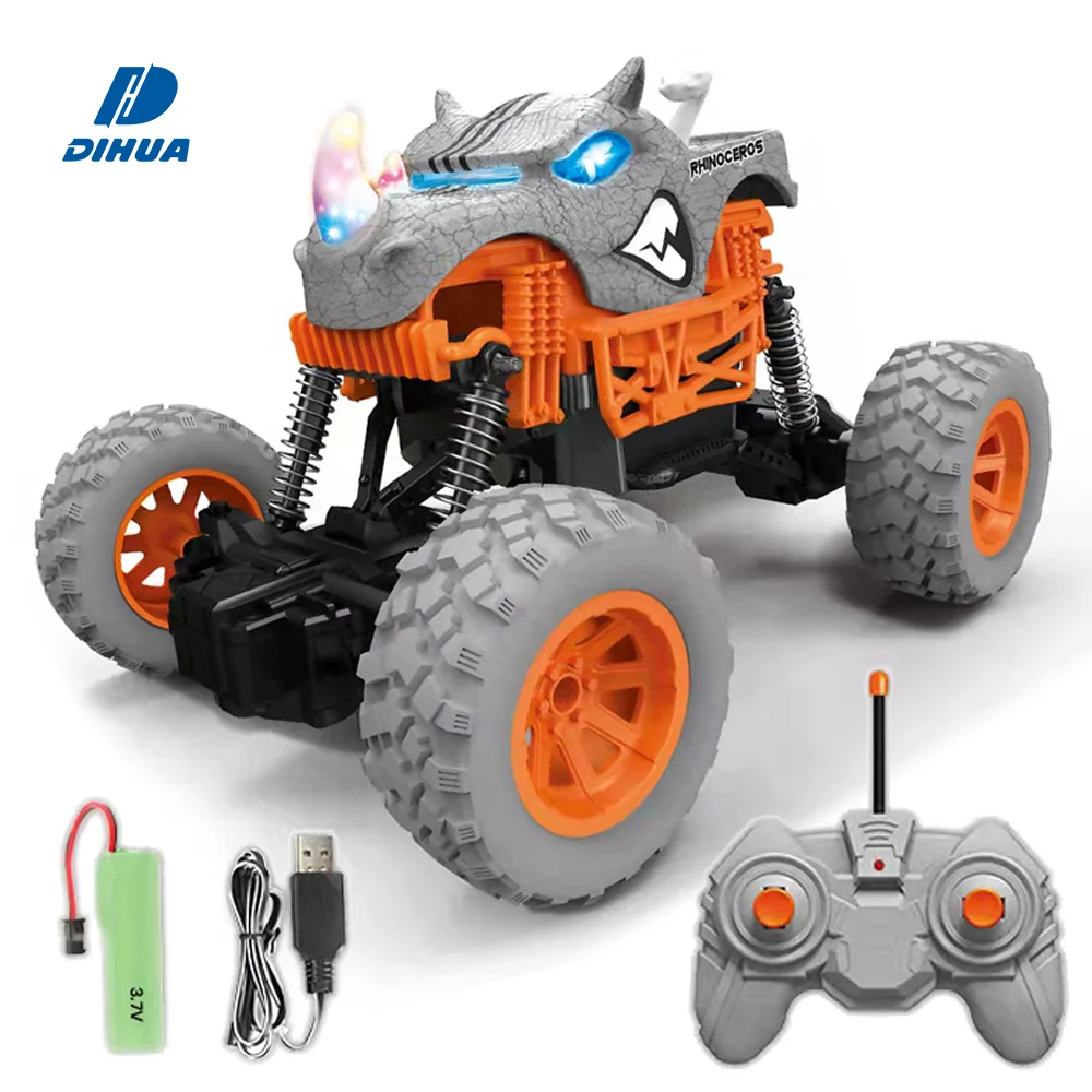27 Mhz Full Function Radio Control Electric off Road Vehicles Rhino Car Monster Climber RC Climbing Car Toy for Kids