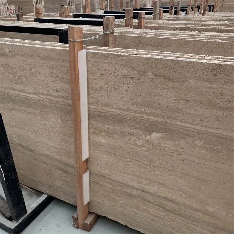 Good Price Italy Silver Grey Travertine Slab For Interior And Exterior Wall Cladding Decor
